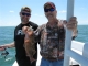 Justin and Shep having a great day deep sea fishing, Florida 2011